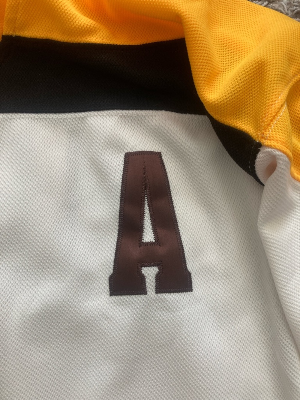 Fanatics Boston Bruins White and Gold Hockey Jersey #73 - Picture 3 of 7